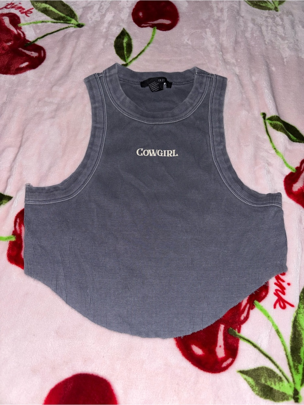 cowgirl ribbed top